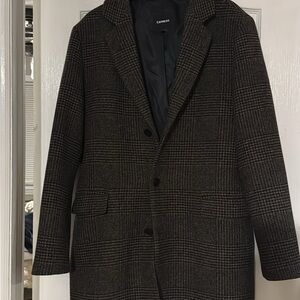 Express Elegant Black Jacket Houndstooth
